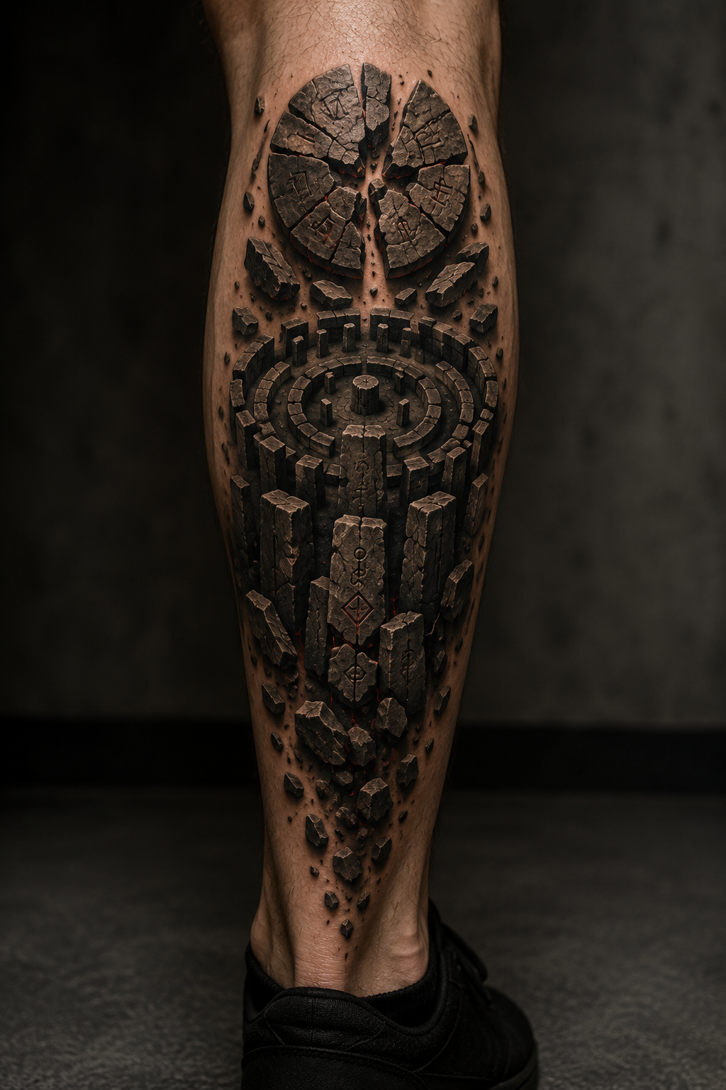 SARMIZEGETUSA SUN from the Dacian Symbolism — EUR 15 tattoo collection